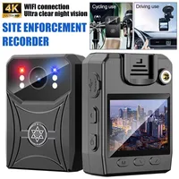 Mini videocámaras 4K Ultra HD 1080P, grabadora de vídeo Digital portátil WiFi, cámara corporal de policía, visión nocturna IR, Clip trasero deportivo DV