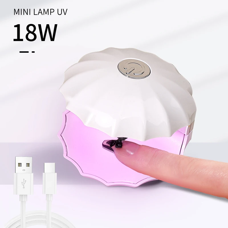 Mini Nagel UV LED Gel politur Härtung lampe Schale Form Qucik Trocknungs lampen für Nägel Licht tragbaren Trockner für Maniküre Nail Art Tool