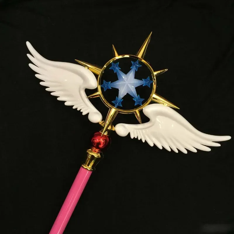104 سنتيمتر طول كاردكابتور ساكورا بطاقة واضحة كينوموتو ساكورا تأثيري ستار حلم عصا عصا سحرية حفلة الهالوين تأثيري الدعائم جديد