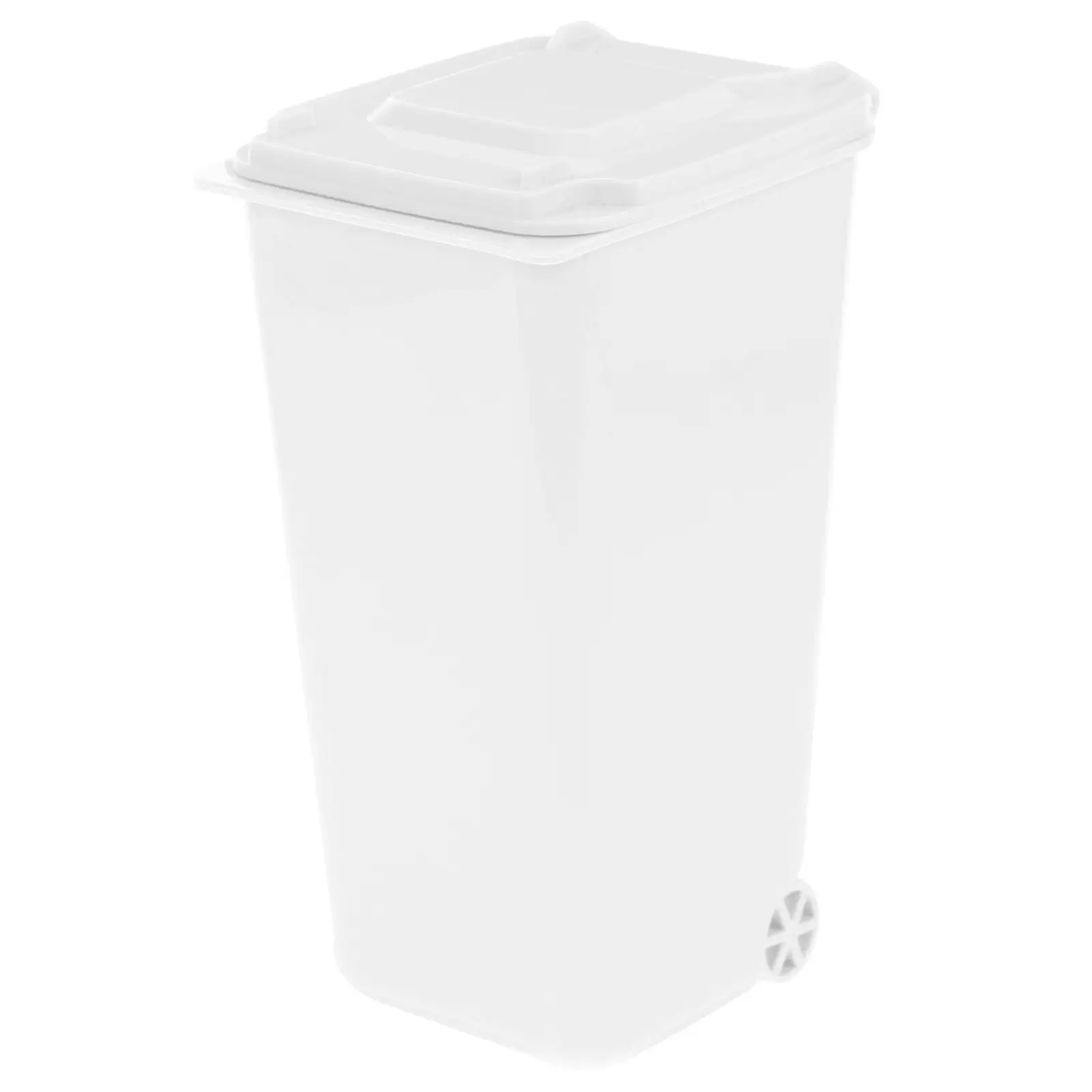 

Trash Can Pen Holder Office Desk Organizer Miniature Waste Bucket Cans Stationery with Lid