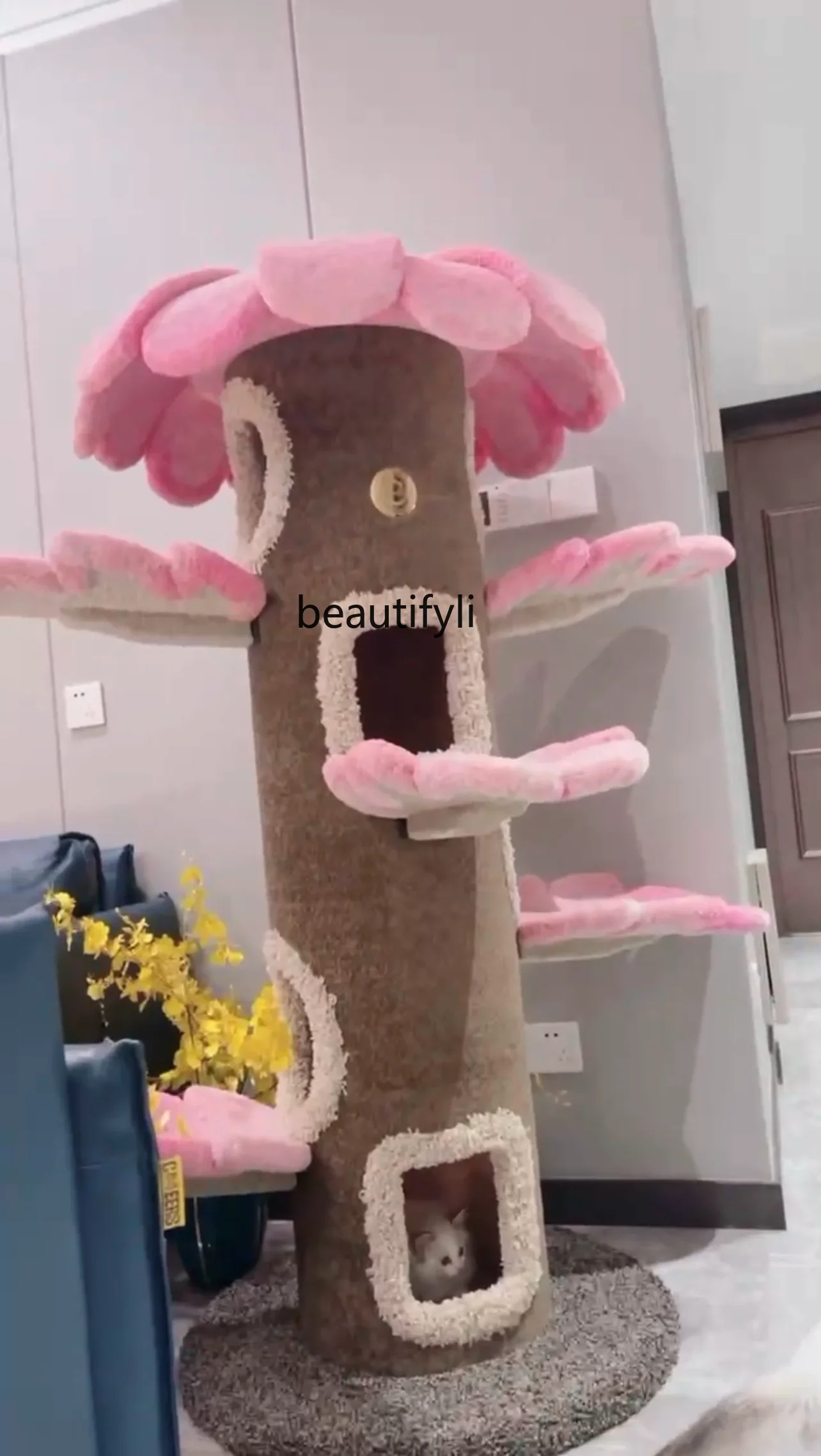 A Tree Special Customization Cat Climbing Frame Creative Customization SUNFLOWER Cat Tree