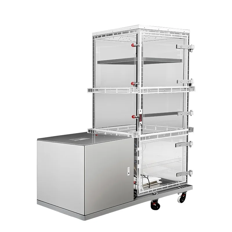 Large intelligent automatic start-stop vacuum box, operation box isolation safety