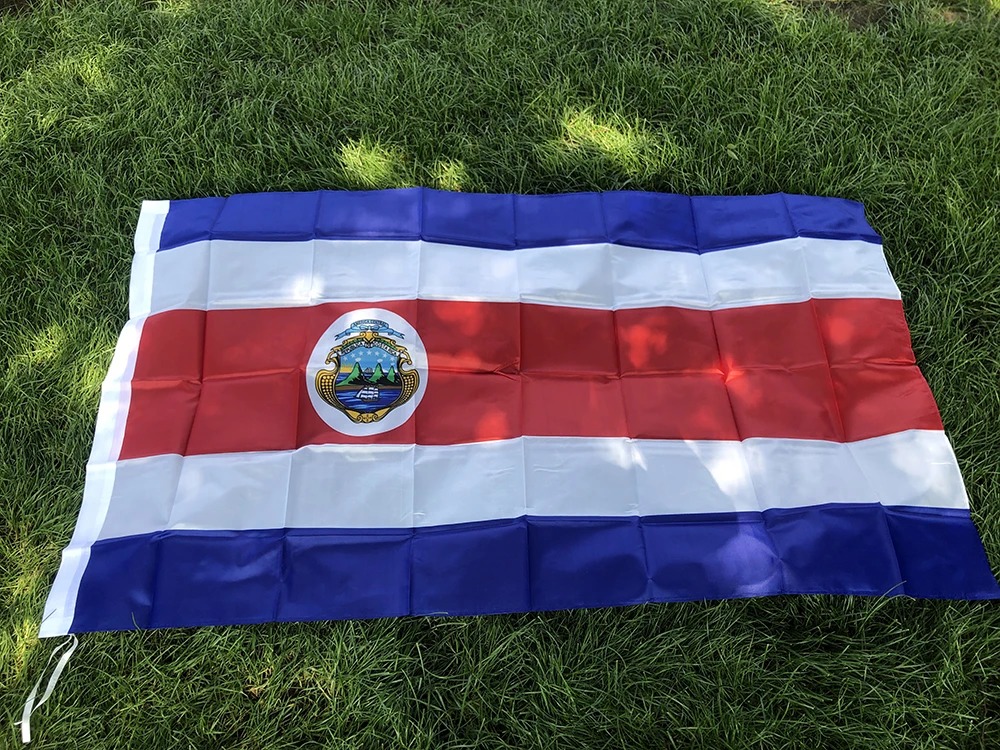 Bandera Costa Rica Sky impresa en poliéster para colgar - imagen 5