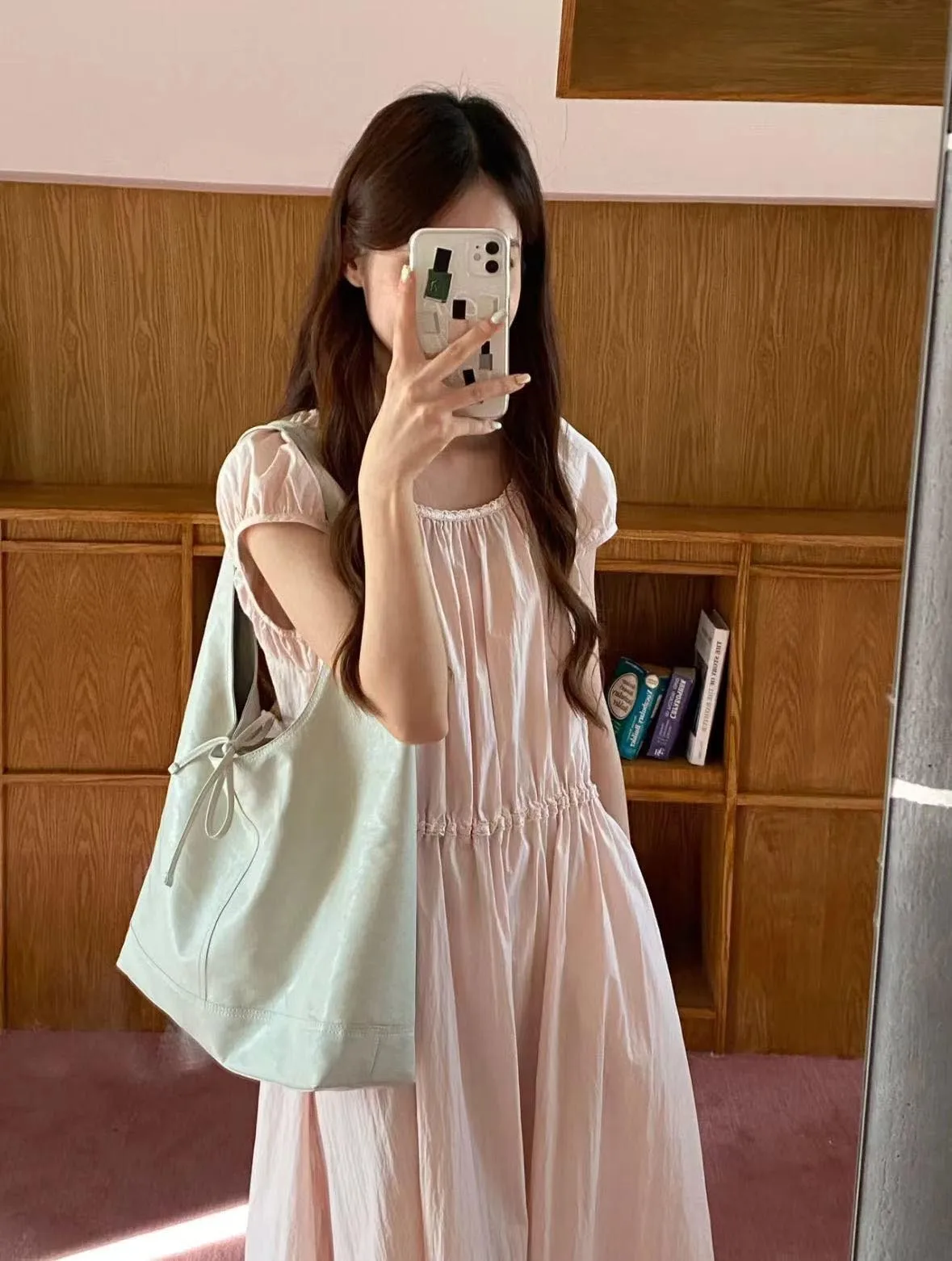 Sac à bandoulière simple de grande capacité pour femmes, fourre-tout polyvalent avec nœud papillon français, nouveau petit Desi