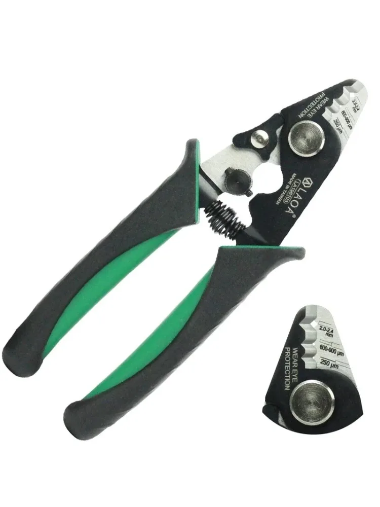 3/5-جزء شكل الألياف تجريد كماشة سلك متجرد المهنية S45C سبائك الصلب البصرية تجريد Multitool