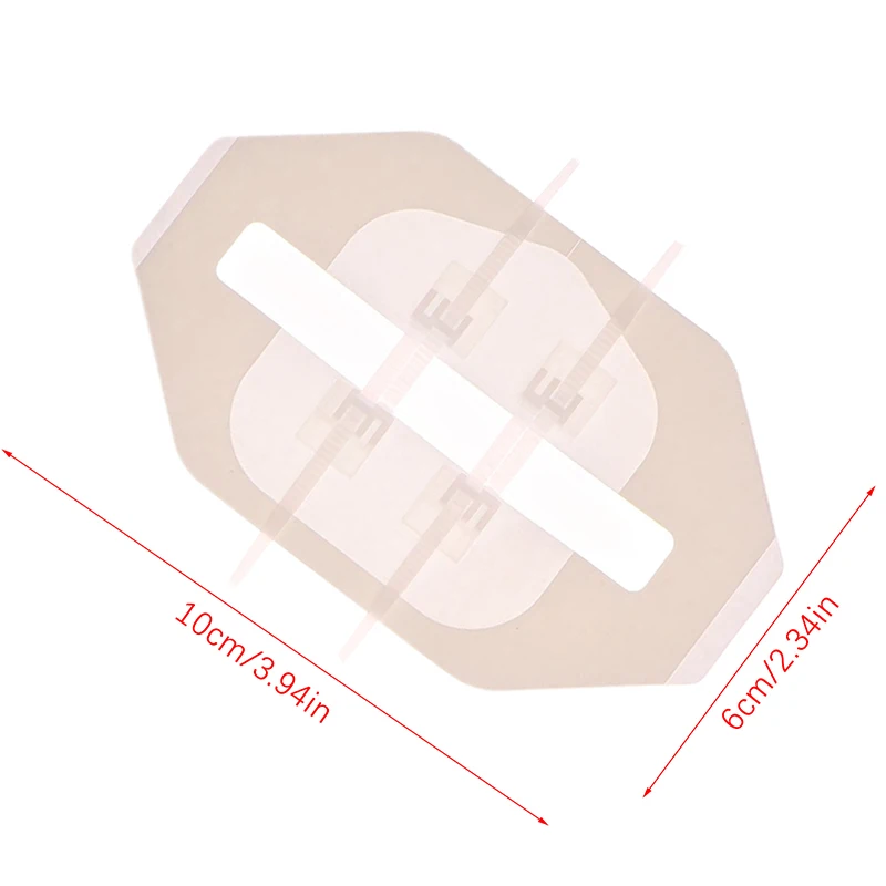 2 pçs ao ar livre portátil zíper band-aid zíper gravata ferida fechamento remendo hemostático ferida sutura rápida zíper band-aid