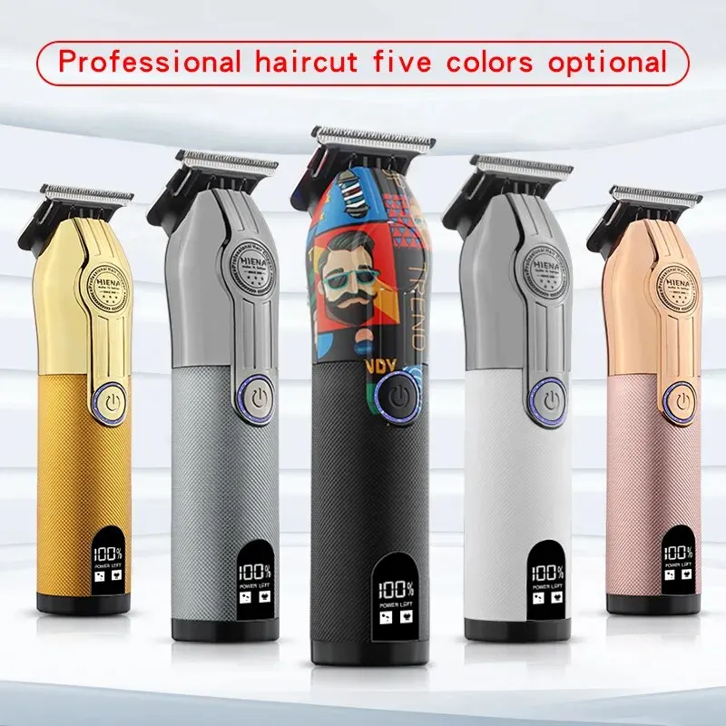 Hiena HI-601 Professional Hair Clippers For Men Hair Trimmer Rechargeable Barber Cordless Hair Cutting T Machine Shaver Trimmer