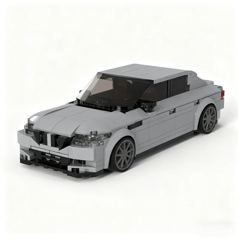 382pcs MOC city Champions BMWS M5 E60 8wide Model Christmas Gift Collectible Shelf Accent And Creative Home Set