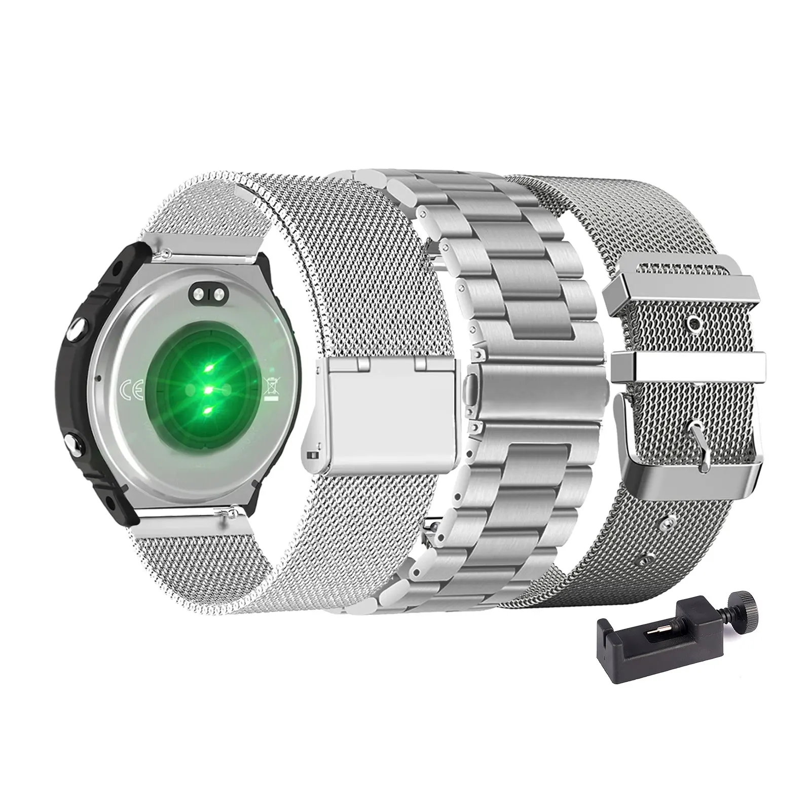 

3 шт. металлических ремешков для Kospet Tank S1/S2/M1/M1 Pro/Amaztim C20 для мужчин и женщин