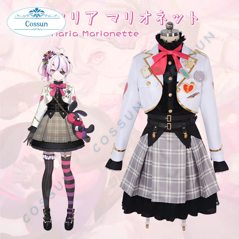 

Vtuber Nijisanji EN ILUNA Maria Marionette Cosplay Costume Halloween Sixth Women Outfits Anime Game Suits