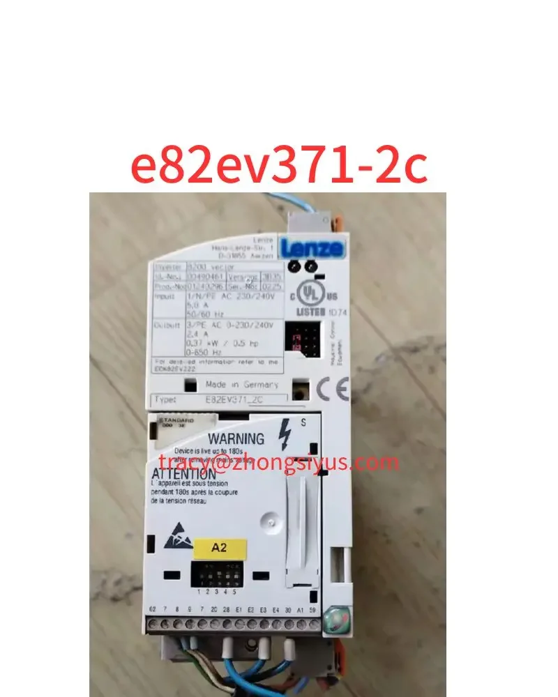 

Used frequency converter e82ev371-2c 0.37 kw 220v