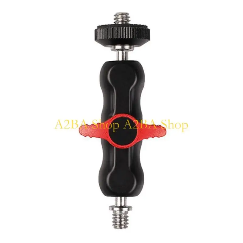 A2BA High Strength Aluminum Camera Clamp Mount 2kg Load Capacity Flexible Positioning 1/4 Connection For Sports Cameras