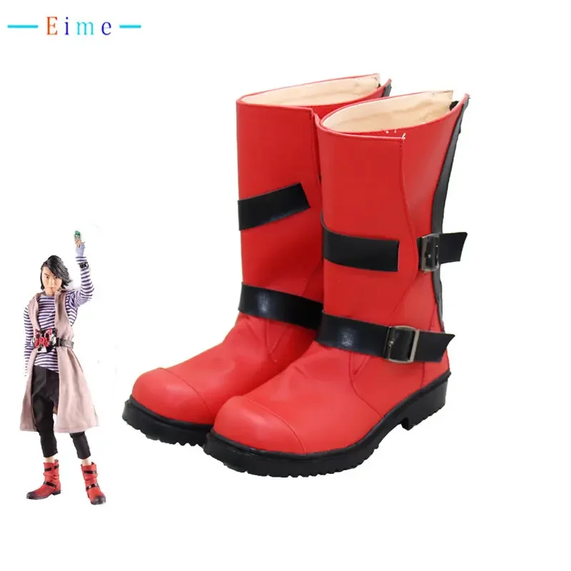 Philip Sonozaki Raito Cosplay Shoes Anime Kamen Rider Double PU Leather Shoes Halloween Carnival Boots Cosplay Prop Custom Made