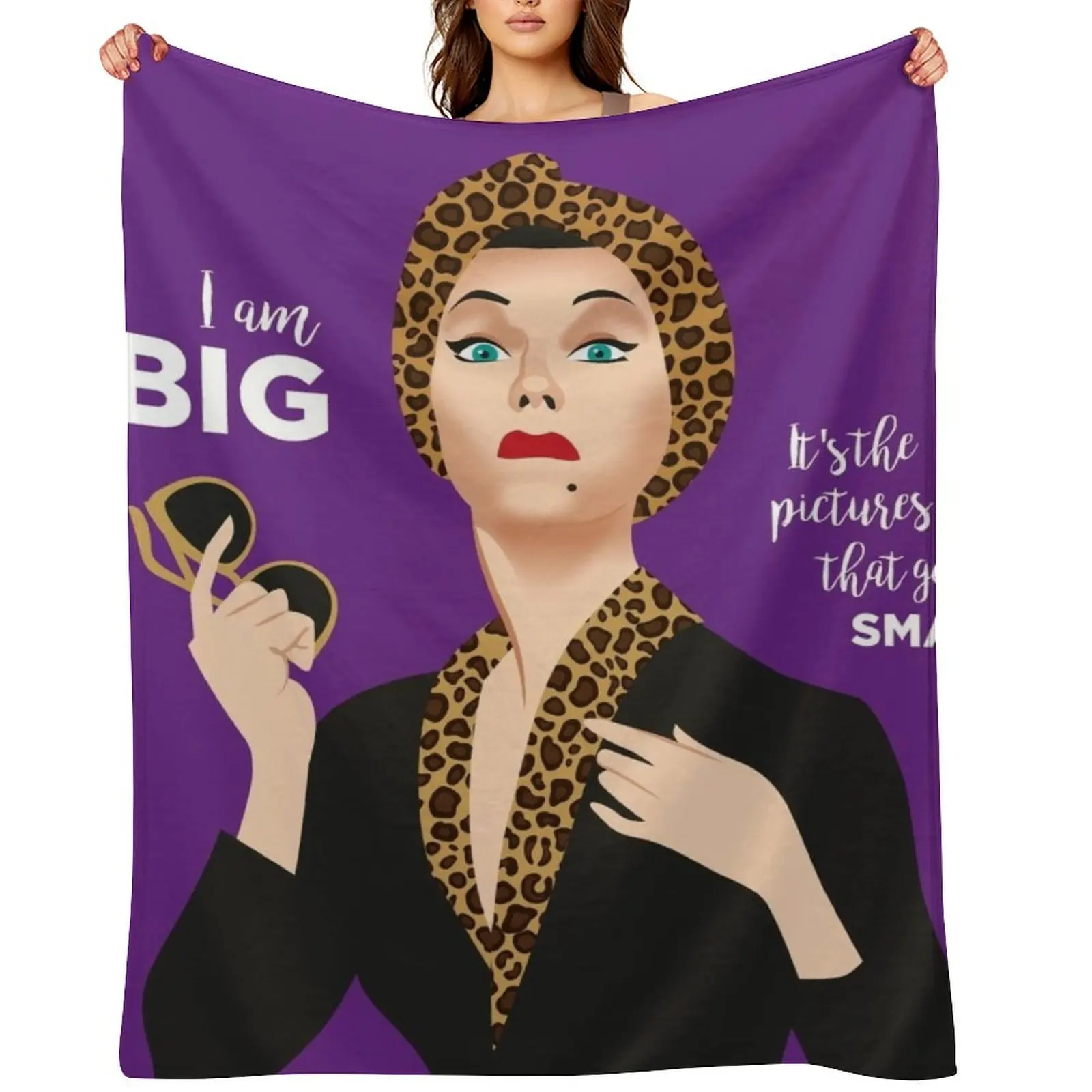 Norma Desmond Throw Blanket Quilt Polar Luxury Brand Flannel Thins Luxury St Blankets