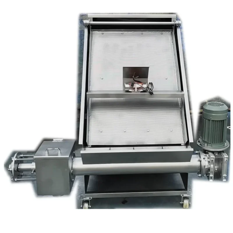 

Manure slurry slag dry and wet solid-liquid separator