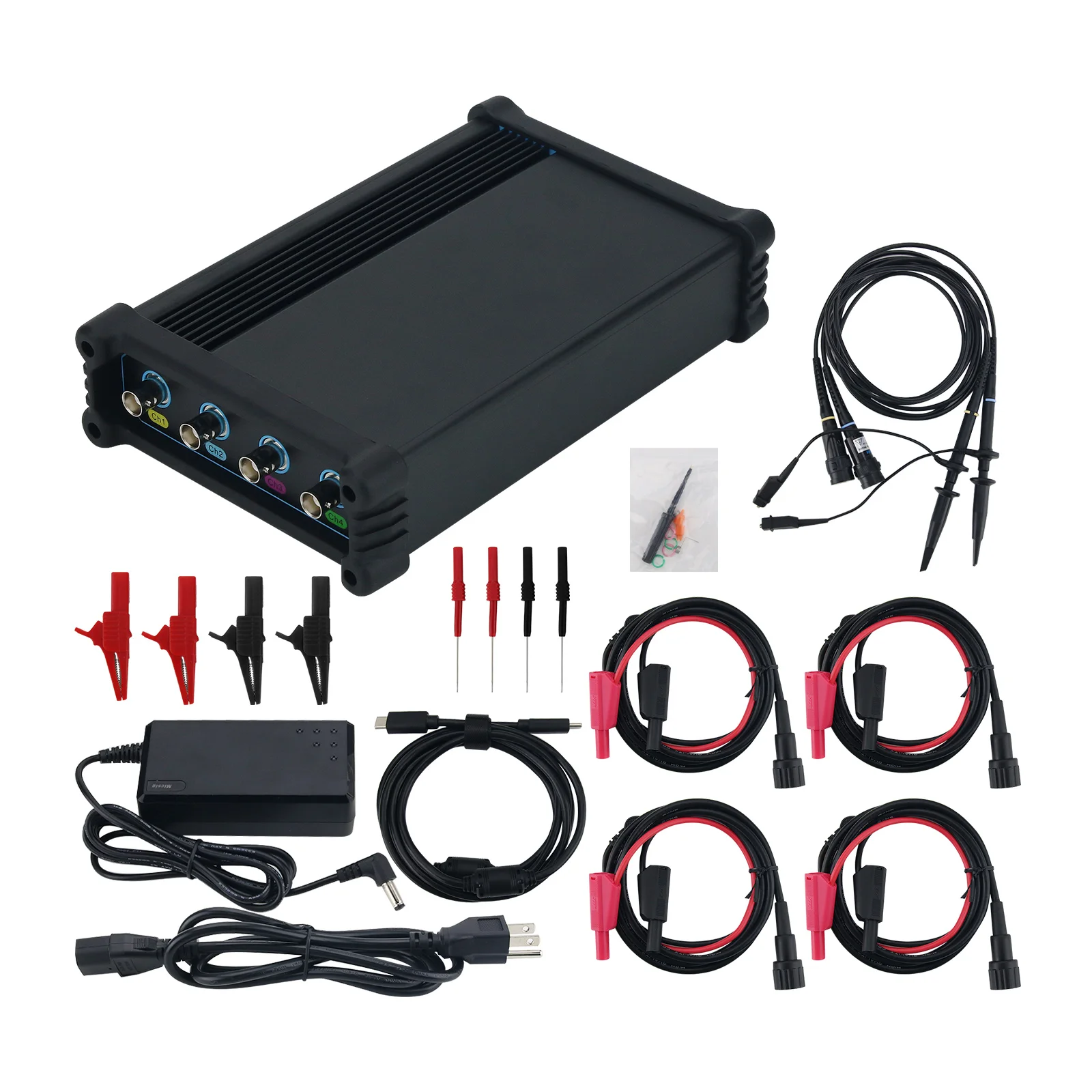 

VATO2004 200MHz 4-Channel Professional Portable 1GSa/s Automotive Oscilloscope for Vehicle Diagnose