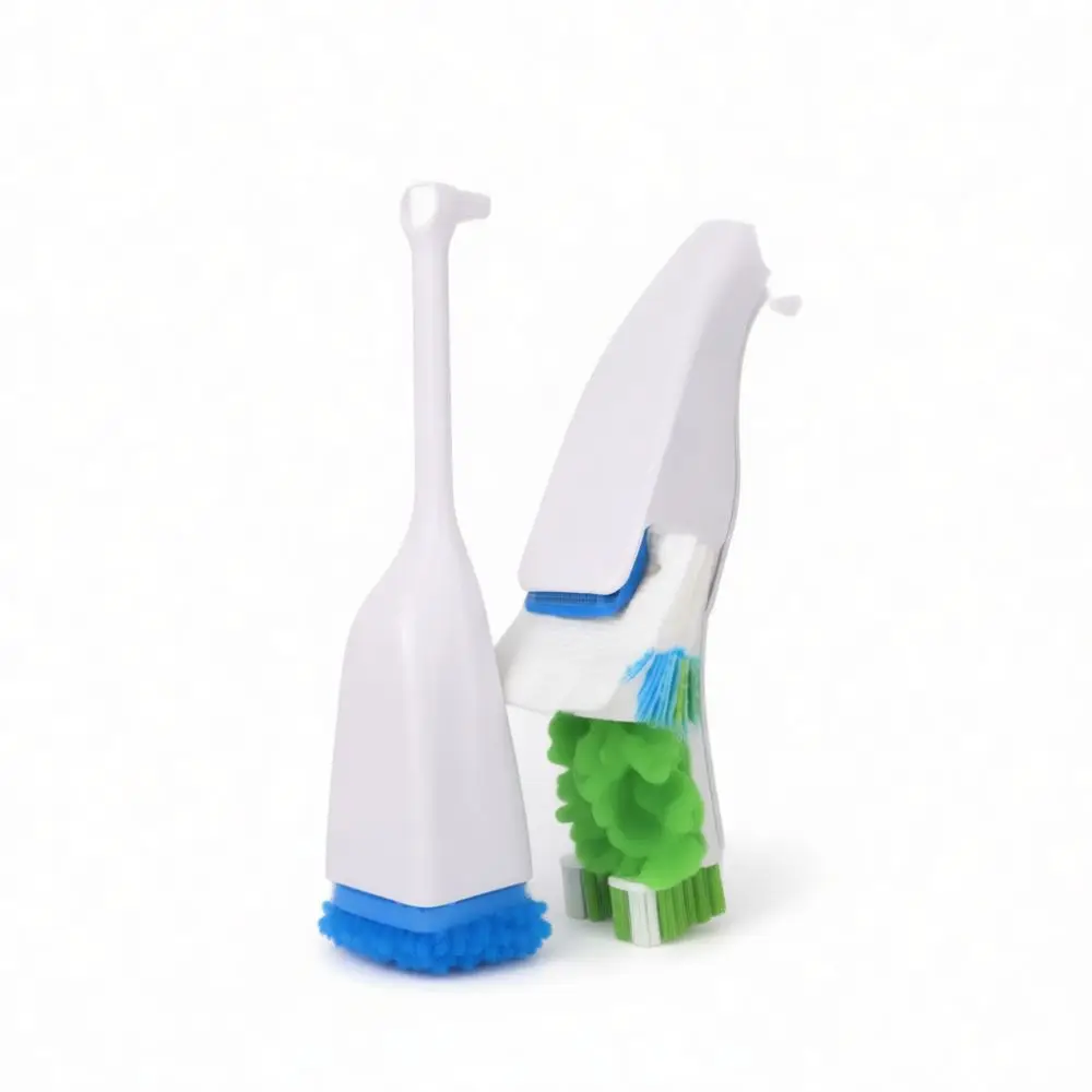 Disposable Bathroom Toilet Brush Heads Cleaning Scrubber Pads Water Soluble Replacement Sanitary Accessories For Deep Maintenanc