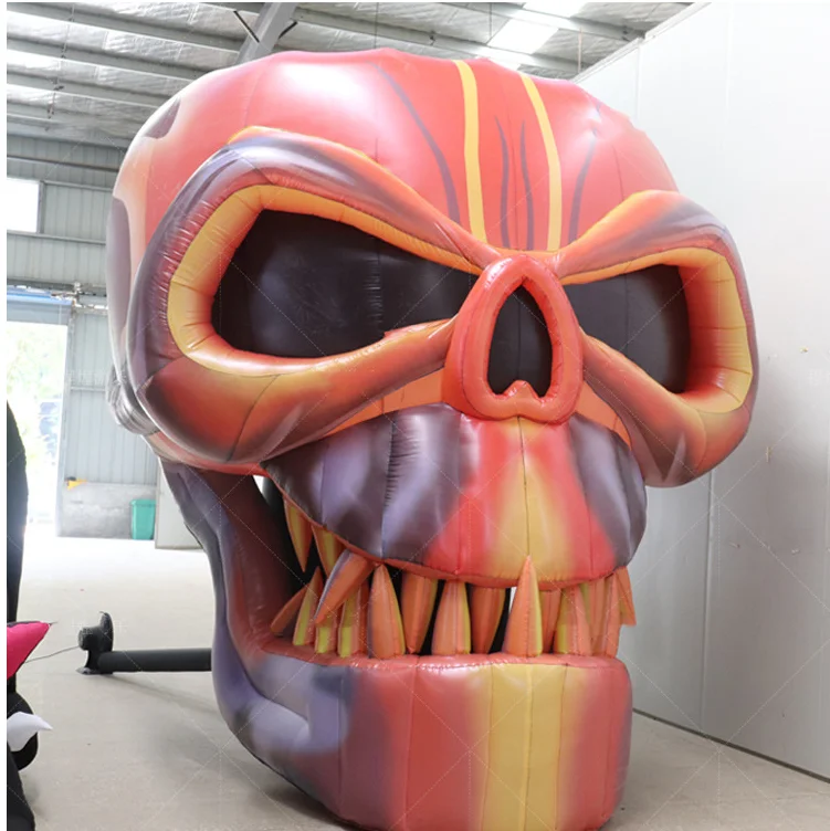 

Outdoor Led Lights Skeleton Blow Up Inflatable Skeleton Halloween For Halloween Party,Giant Inflatable Skull Model Decorative