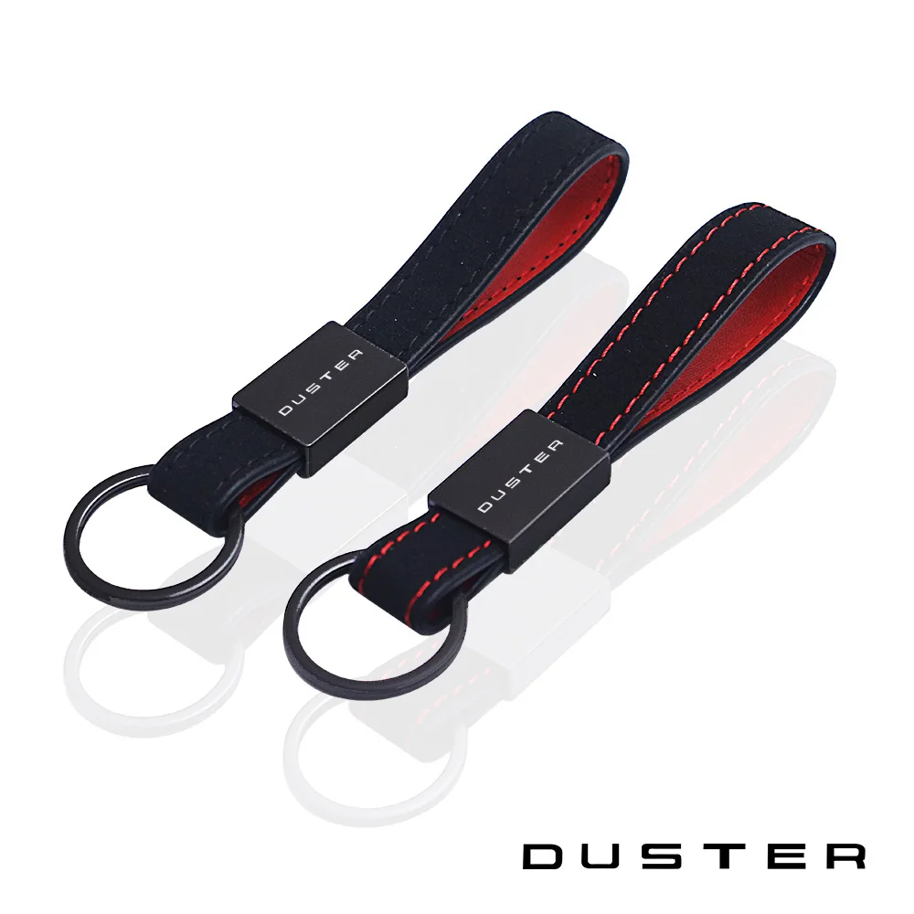 

for Renault Duster dacia car key chain leather keychain Car Accessories