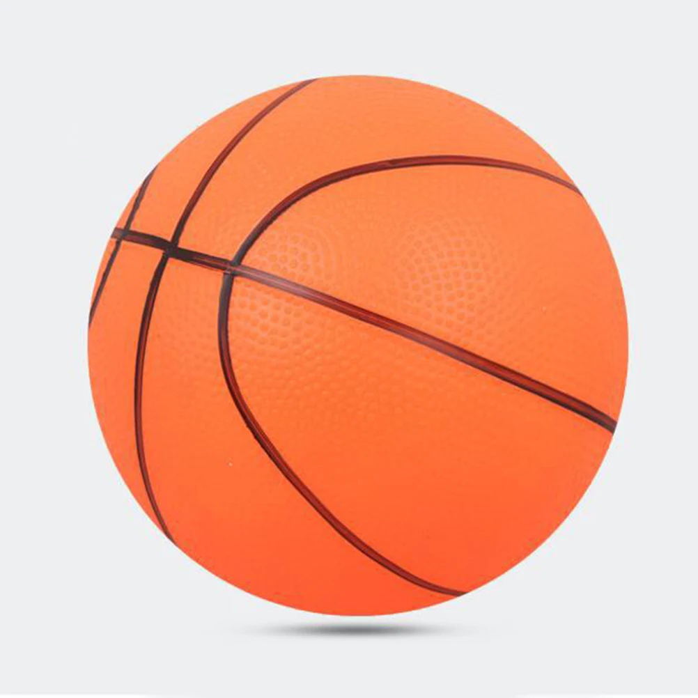 مجموعة كرة سلة قابلة للنفخ PVC لون أحمر سهلة النفخ في الهواء الطلق داخلي لعبة أطفال كرة صغيرة نطاطة هدية رياضية لعبة الكرة اللعب