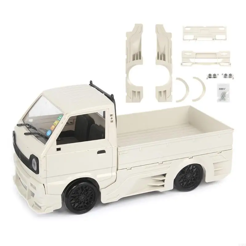 Kits simulation corps armure entourés pour WPL D12 1/10 RC Parties mise à niveau voiture L8RB