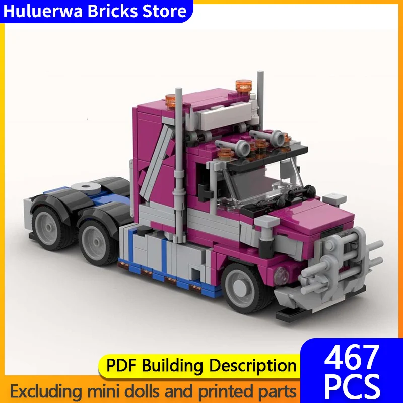 

Speed Hypercar Model MOC Building Bricks 140 Super Torpedo Truck Modular Technology Gifts Holiday Assemble Children Toys Suit