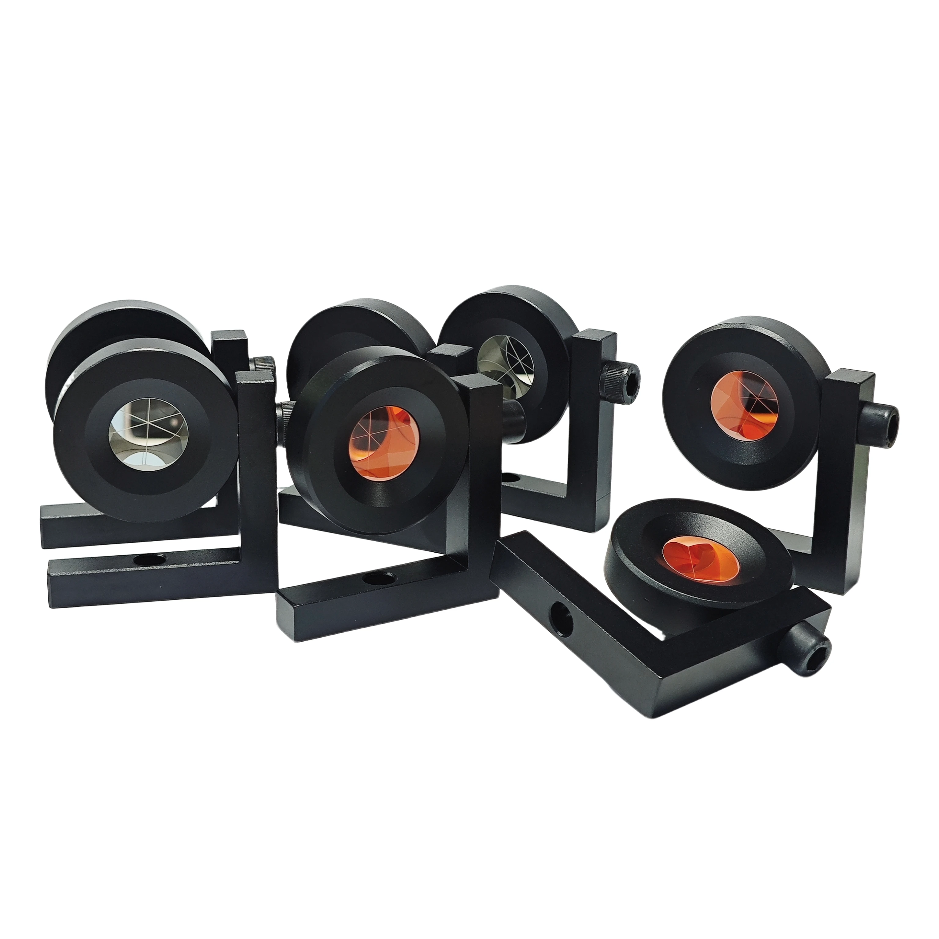 100pcs GMP104 L-bar Reflector Prism For Total Surveying Stations Silver / Copper-Coated Mini Survey Reflective Prism for LEICA