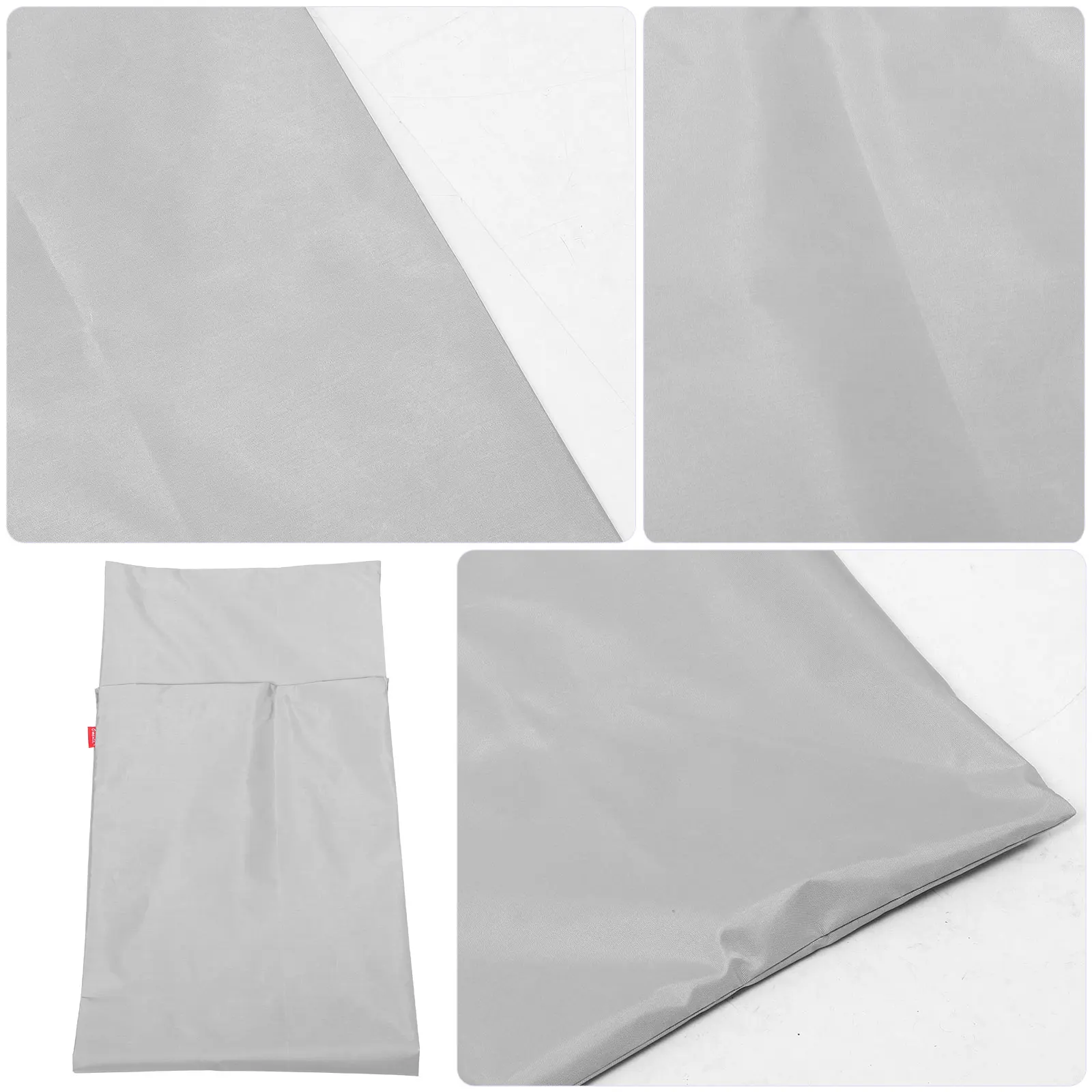 Klappbares Bügelbrett, 125 x 40 cm, graue Aufbewahrungsabdeckung, hitzebeständige Tasche, wasserdicht, staubdicht, Reiseetui, schützendes Zuhause