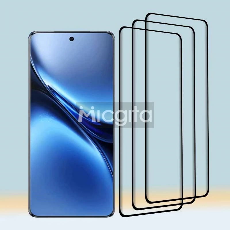 3PCS Full Screen Protector For VIVO X200 Pro 3D Curved Tempered Glass Anti-Scratch X200 Front Film