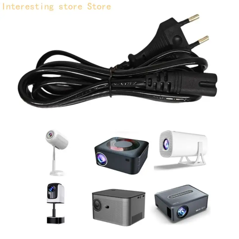 

55KC Portable And Lightweight Projector Power Cord For Y300Pro/HY320Mini Projector Business Meetings And Home Entertainment