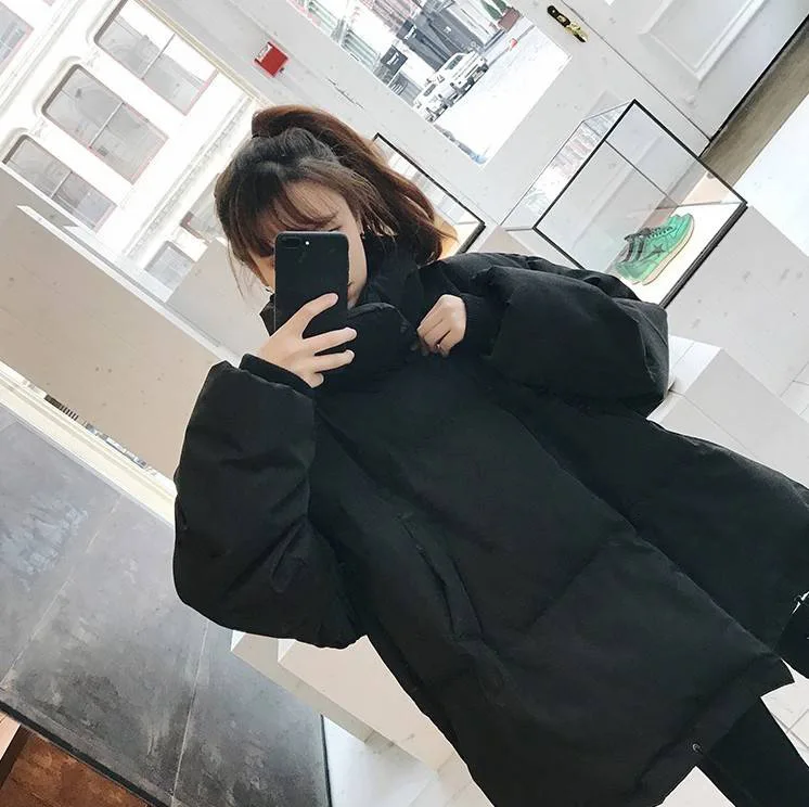 Women\'s Winter Jacket Thick Padded Jacket Casual Loose Short Bread Coat 2021 Woman Cotton Coat New Fashion Clothing