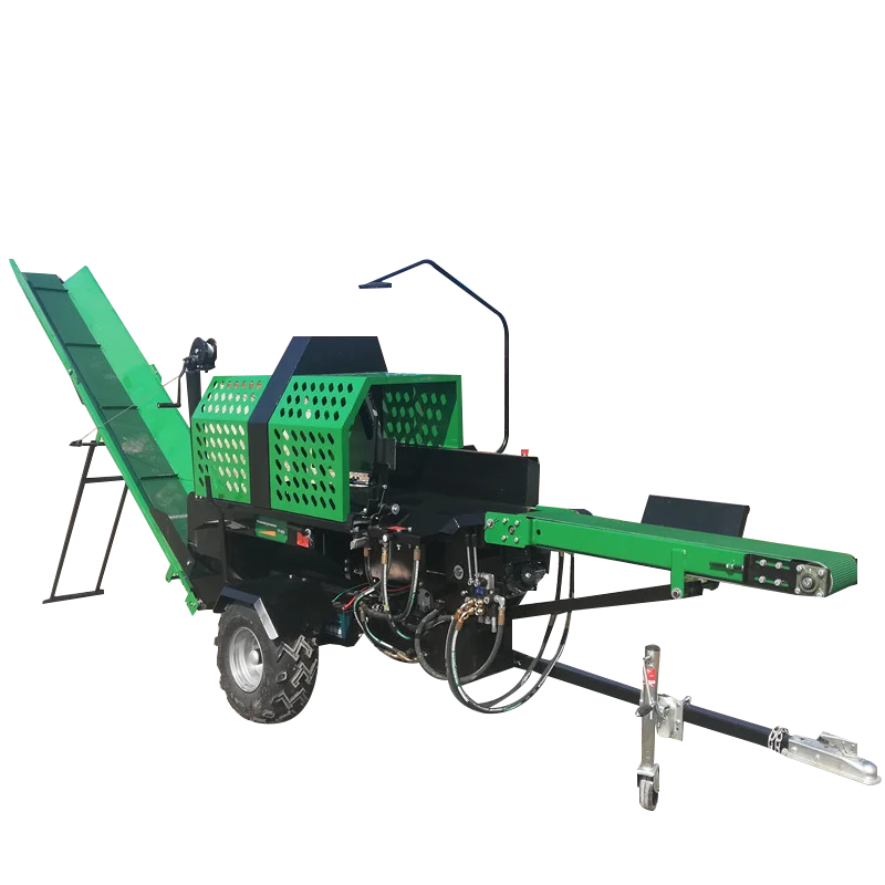 Divisor de toras hidráulico de alta qualidade, processador de lenha, máquinas silvicultura, bomba de motor de 1 ano de garantia para processamento de madeira de varejo