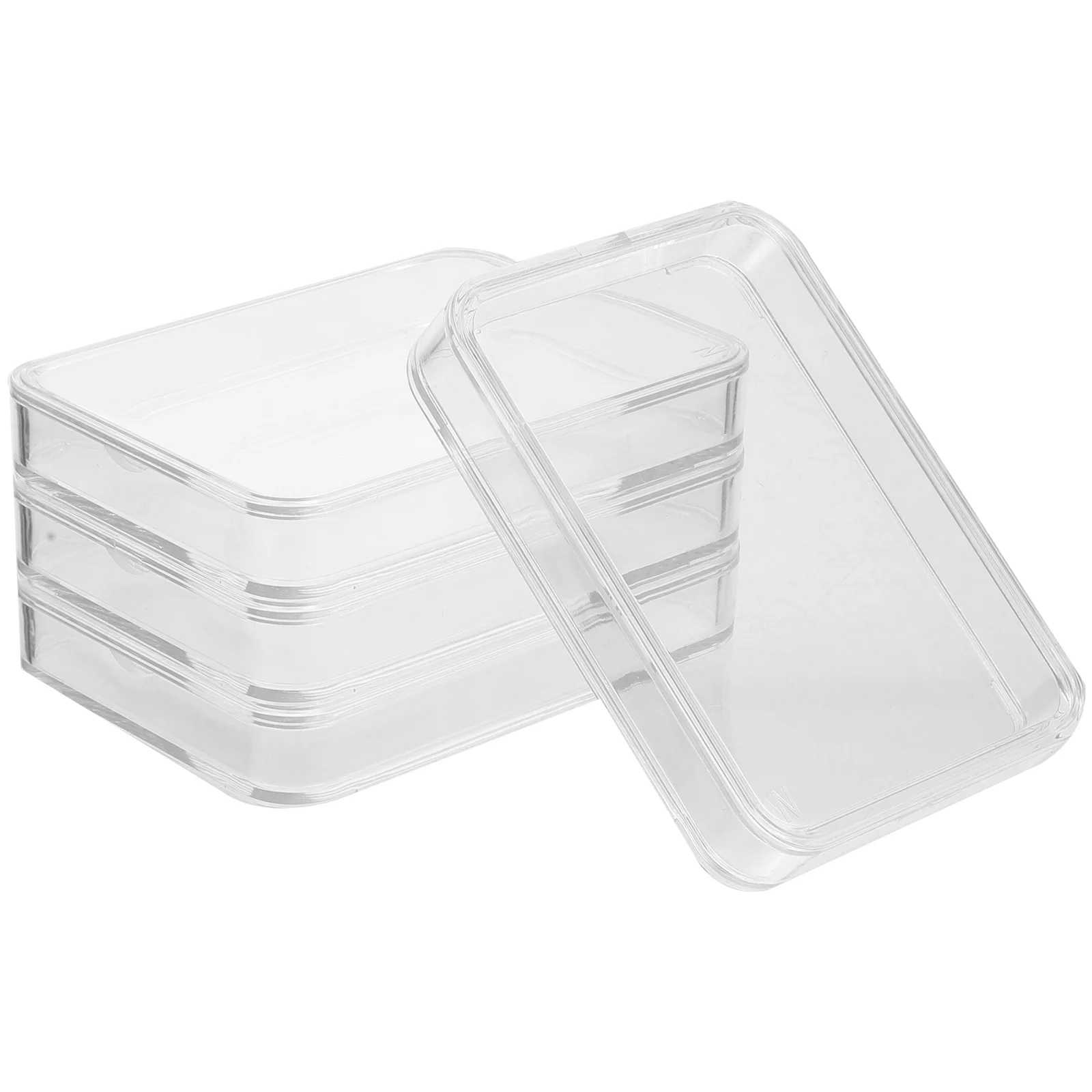 Mini scatole portamonete da sfida da 4 pezzi Monete organizer protettive