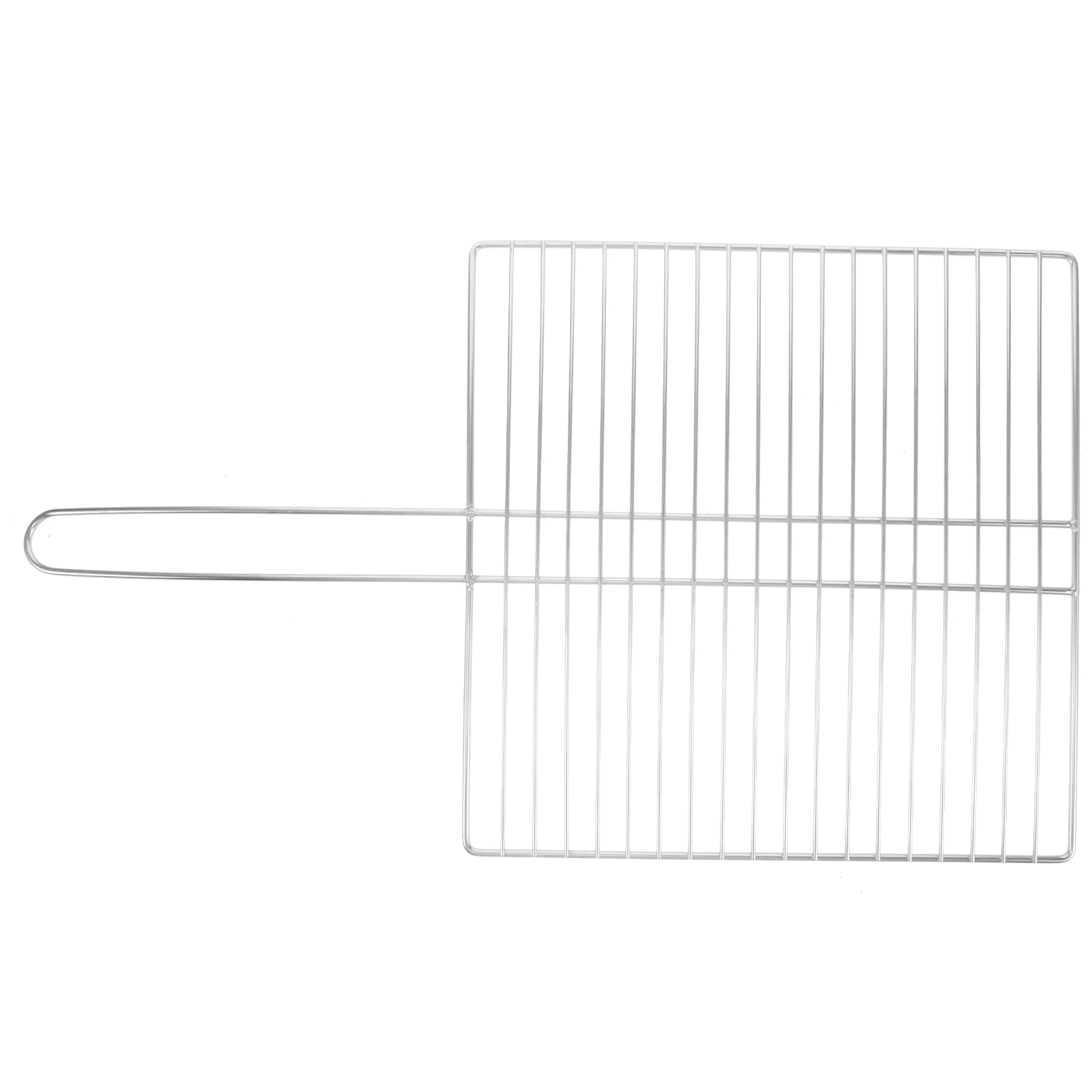 

1Pcs HeavyDuty Metal Fish Grilling Rack With Comfortable Grip Ideal For Barbecue Vegetables And Meat Outdoor Bbq Tools