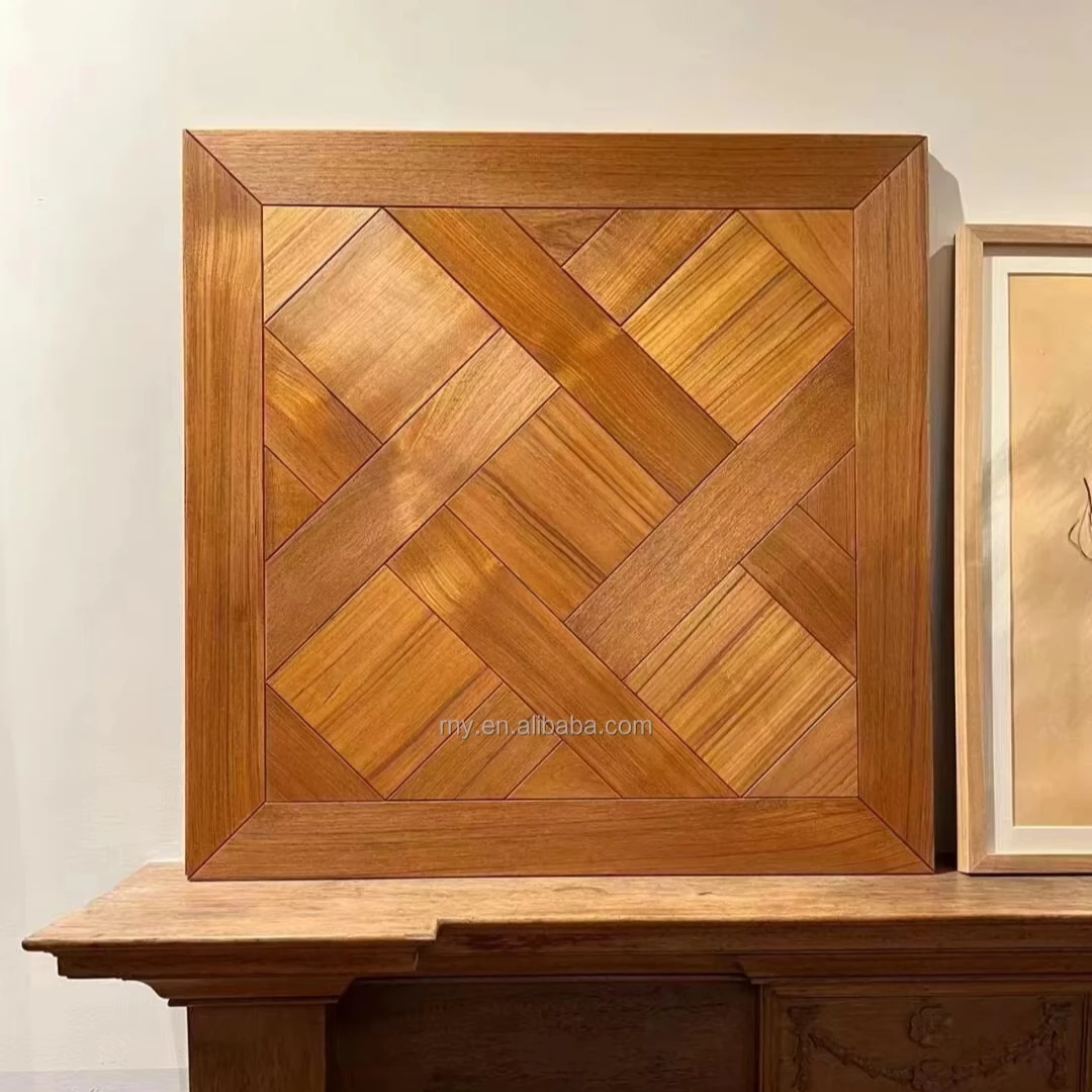 Customized version of teak brushed oak flooring, solid hardwood engineered flooring