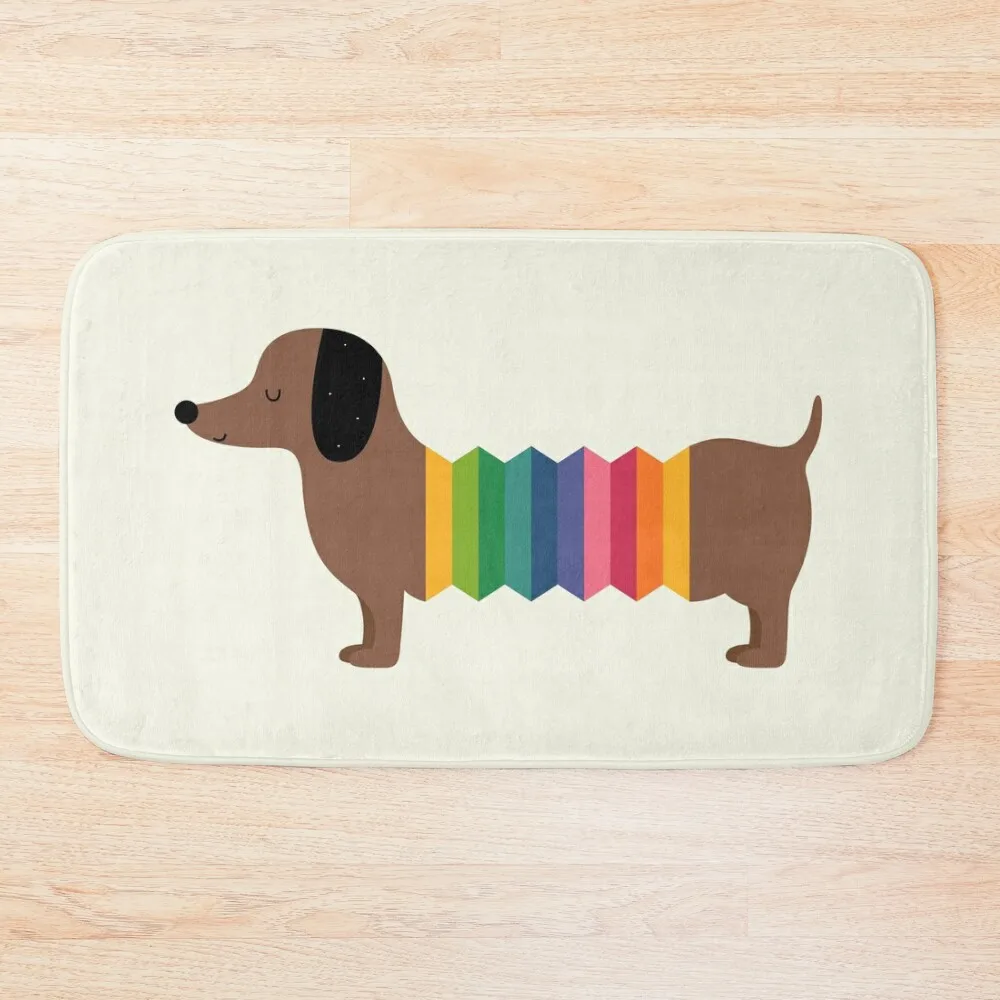 

Rainbow Dooooog Bath Mat Carpet In The Living Room Sleeping Room Rugs Carpet Living Room Toilet Floor Mat