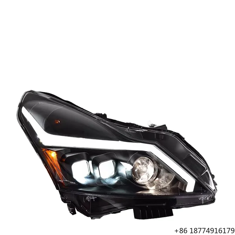 

G25 G37 Improved 2010-2015 Four-Door Model Headlights LED DRL Turn Signal High Beam Angel Eye Projector Lens
