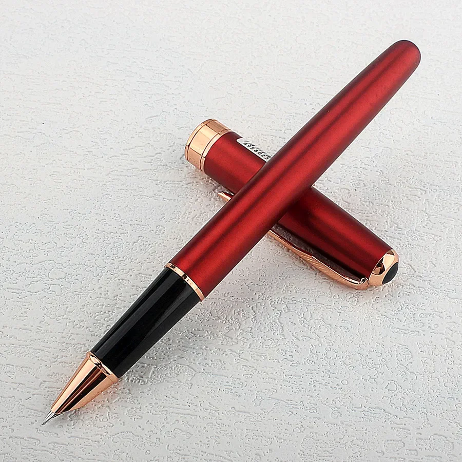 

Ручка перьевая металлическая с зажимом под розовое золото, 0,38 мм