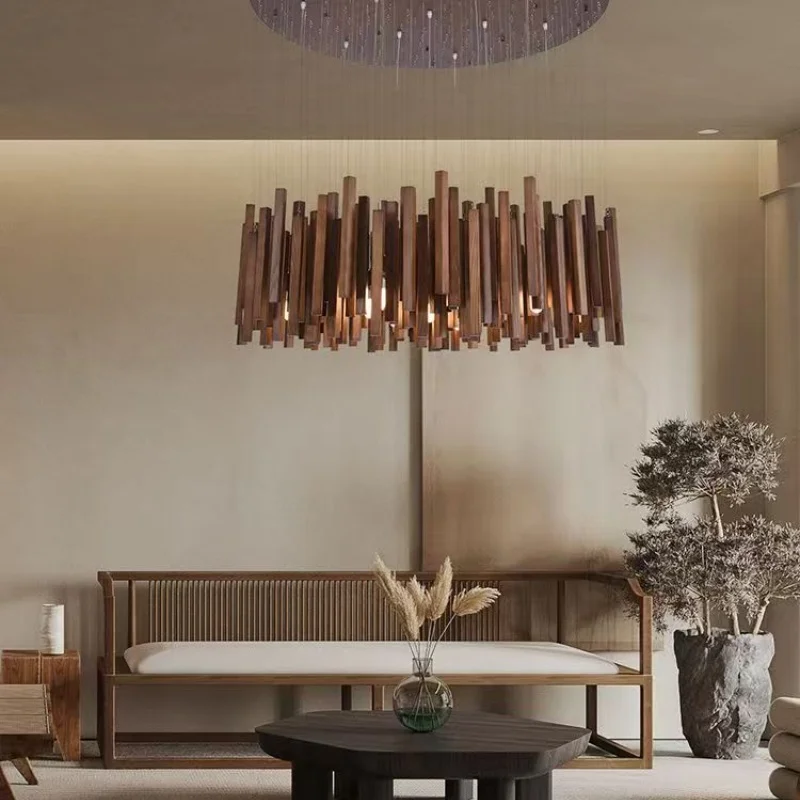 Modern Minimalist Chinese Restaurant Chandelier Designer's Luxury Creative Lighting for Dining Room
