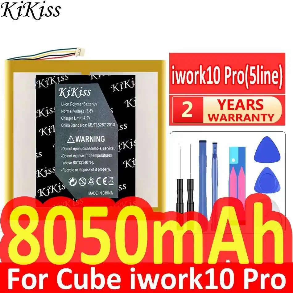 

8050Mah For Alldocube Cube Iwork10 Pro 5 Wires Stable High-Capacity Tablet Battery