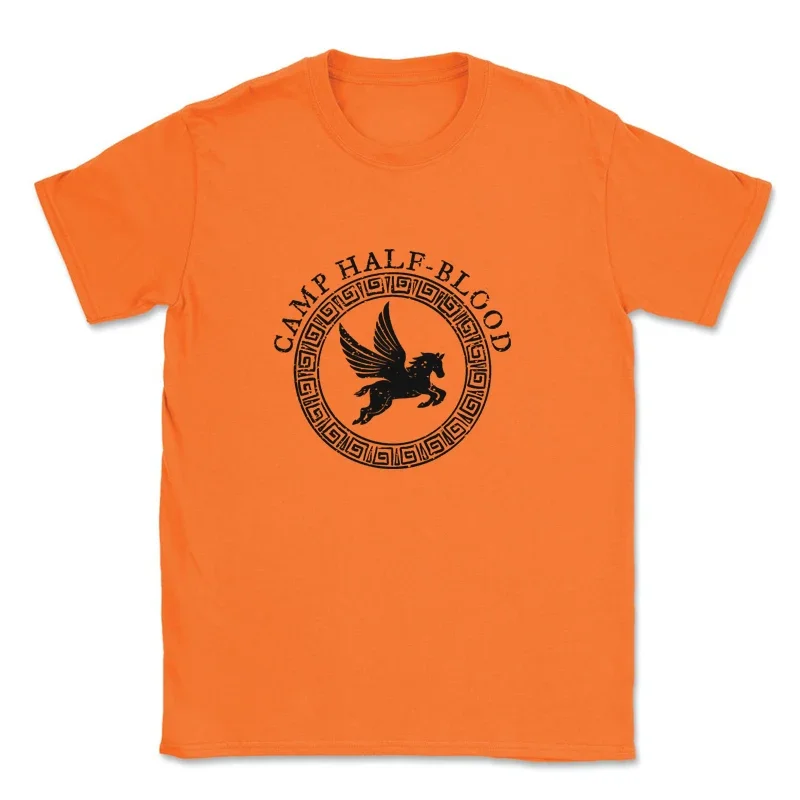 Camp Half Blood Shirt Percy Jackson and Olympian SPQR Women T-shirt Vintage Camp Half-Blood Chronicles Branches Orange T Shirt