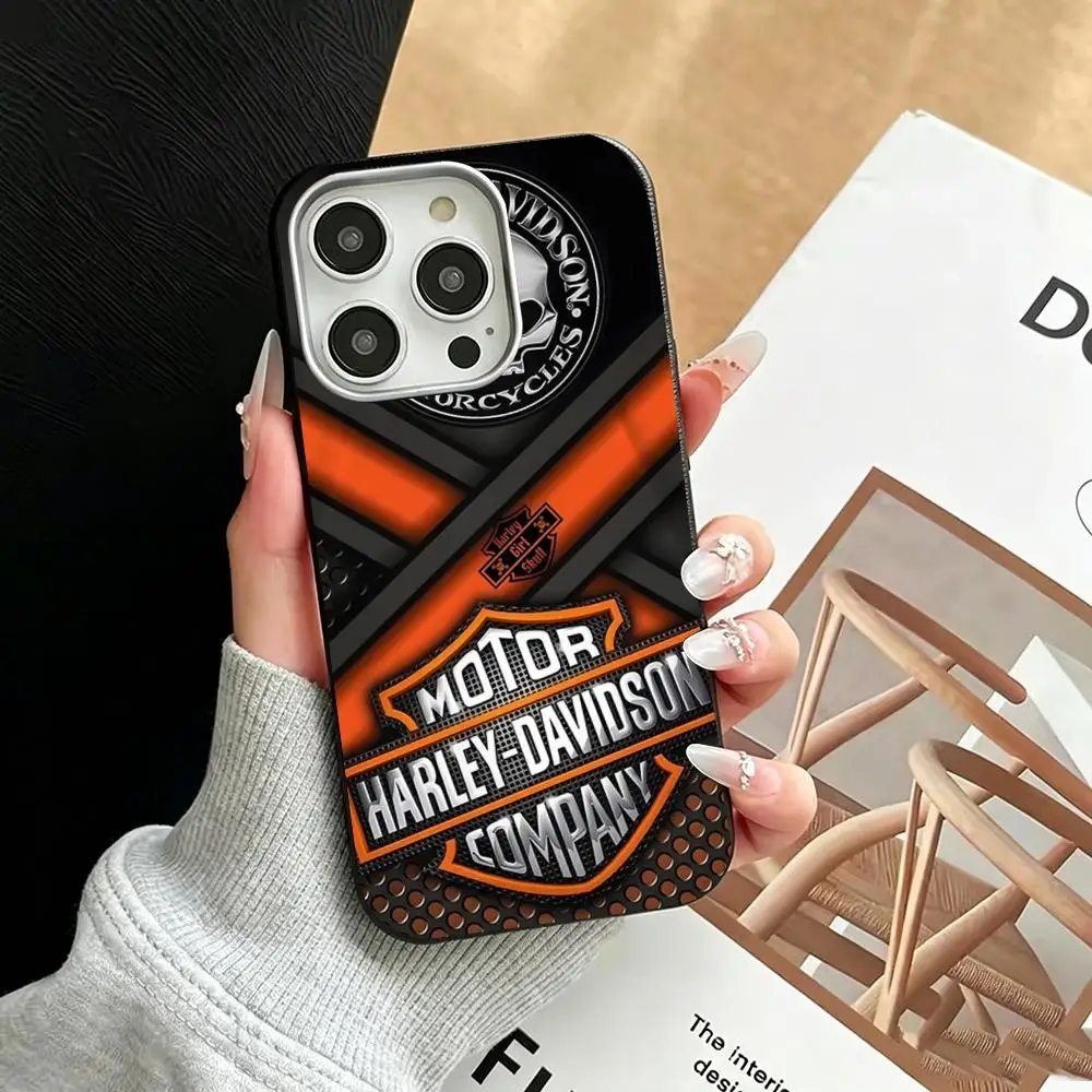 Cool H-Harley Car D-Davidson Phone Case Matte PC Phone Case For IPhone 17 Air 11 12 13 14 15 16 Pro Max Plus Shockproof Case