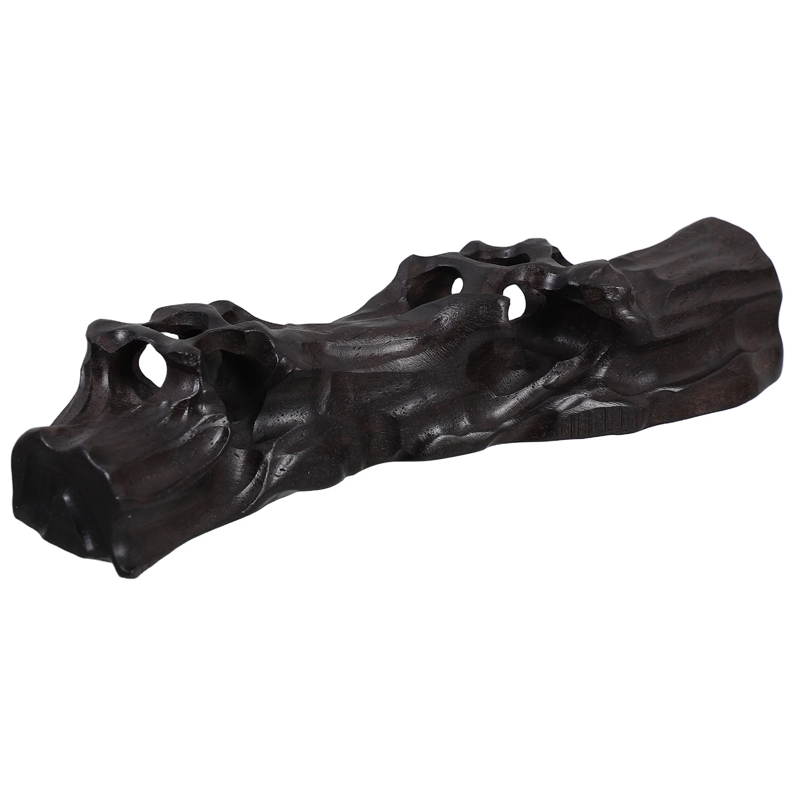 

Root Carving Pen Stand Brush Holder Hollow Design Calligraphy Supplies Teacher Accessories Desk Organizing Base