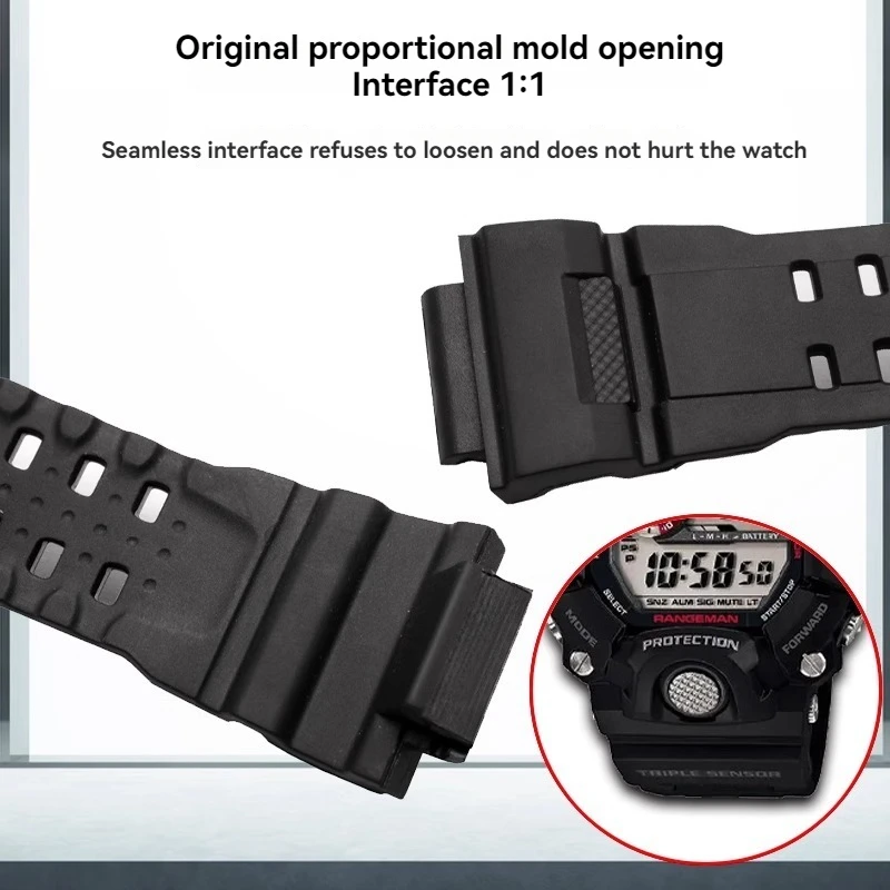 ل كاسيو G-SHOCK سلسلة 3410 GW-9400 GW9300 سيليكون ساعة مطاطية حزام GW9400 GW9300 التمويه اللون سوار معصمه الذكور