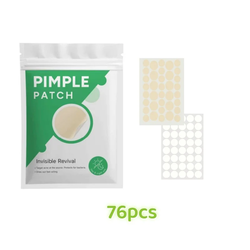 76/380/684pcs Hydrocolloid Pimple Patch Set, White & Nude Round Spot Cover Stickers, Invisible Daily Use image 6