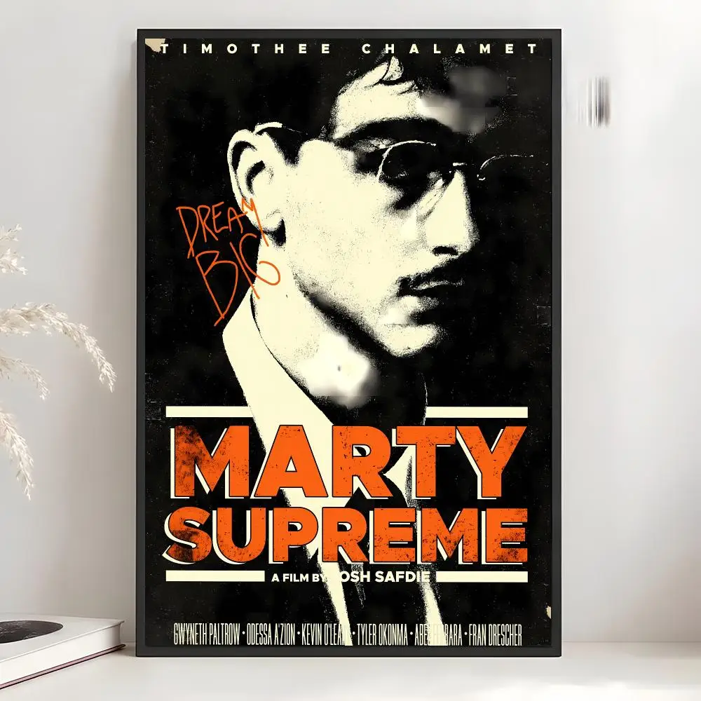 movie drama M-Marty Supreme Poster Art Wall Decor Indoor Outdoor for Collectors