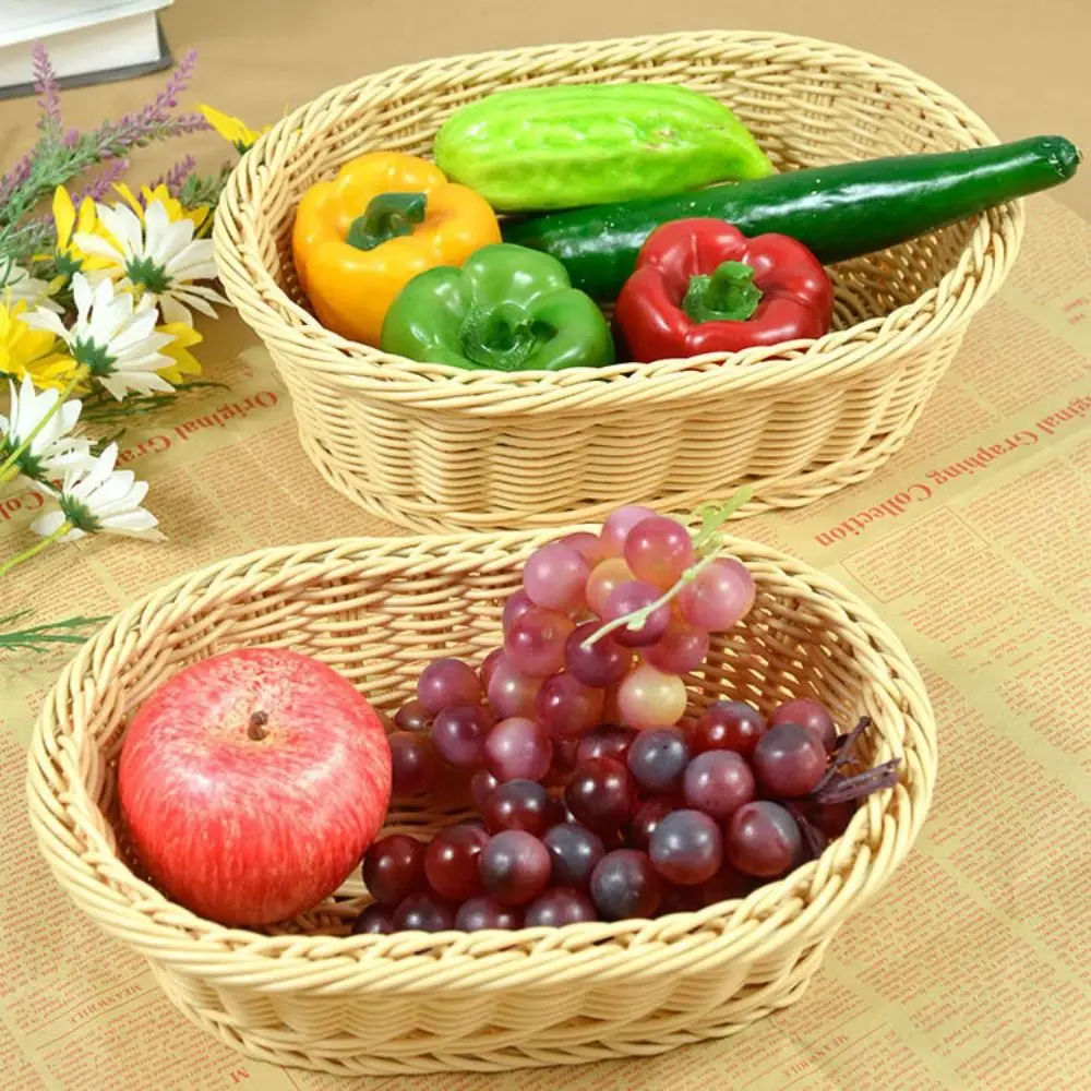 

Высококачественная портативная корзина для хранения хлеба ручной работы, дышащая 6-стильная корзина для пикника на открытом воздухе, корзина с цветами в деревенском стиле