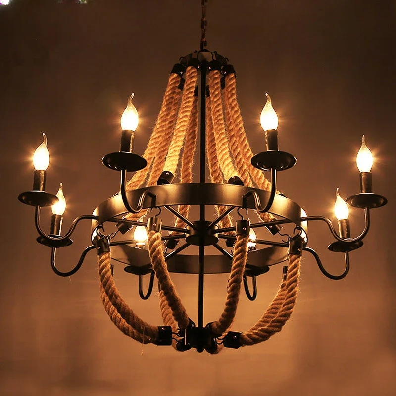 

Mahjong chandelier restaurant retro loft creative personality restaurant milk tea clothing hot pot restaurant iron art industria