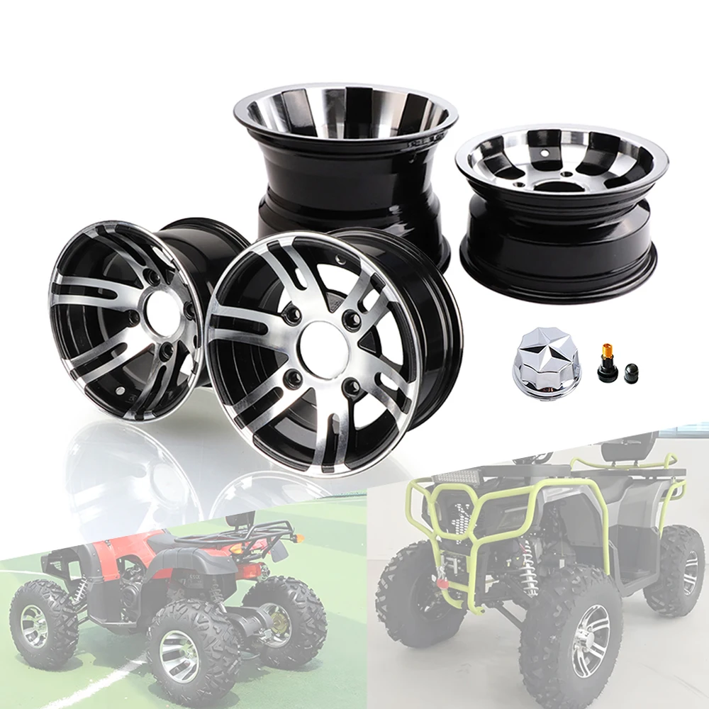 10 بوصة محور العجلة سبائك الألومنيوم عجلات الجبهة 20X7-10 21X7-10 23X7-10 الخلفية 20.5X10-10 22X10-10 20X10-10 جنوط العجلات الذهاب كارت ATV