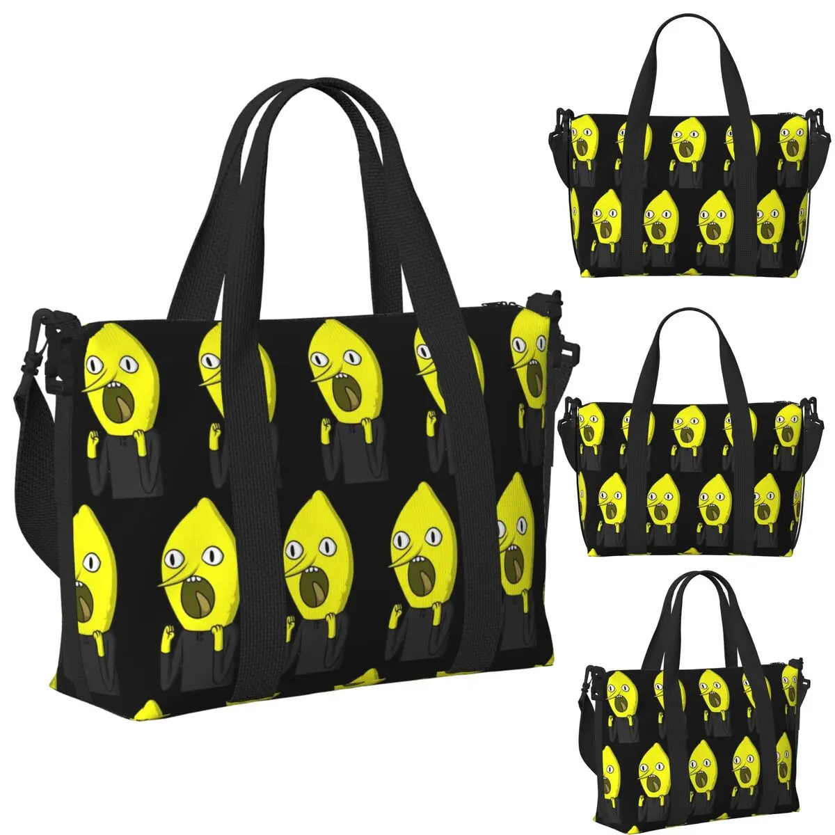 

Lemongrab Unacceptable A-Adventure-S T-Time-S Пляжная дорожная сумка Большая вместительная сумка для тренажерного зала Йога Спортивная сумка для покупок